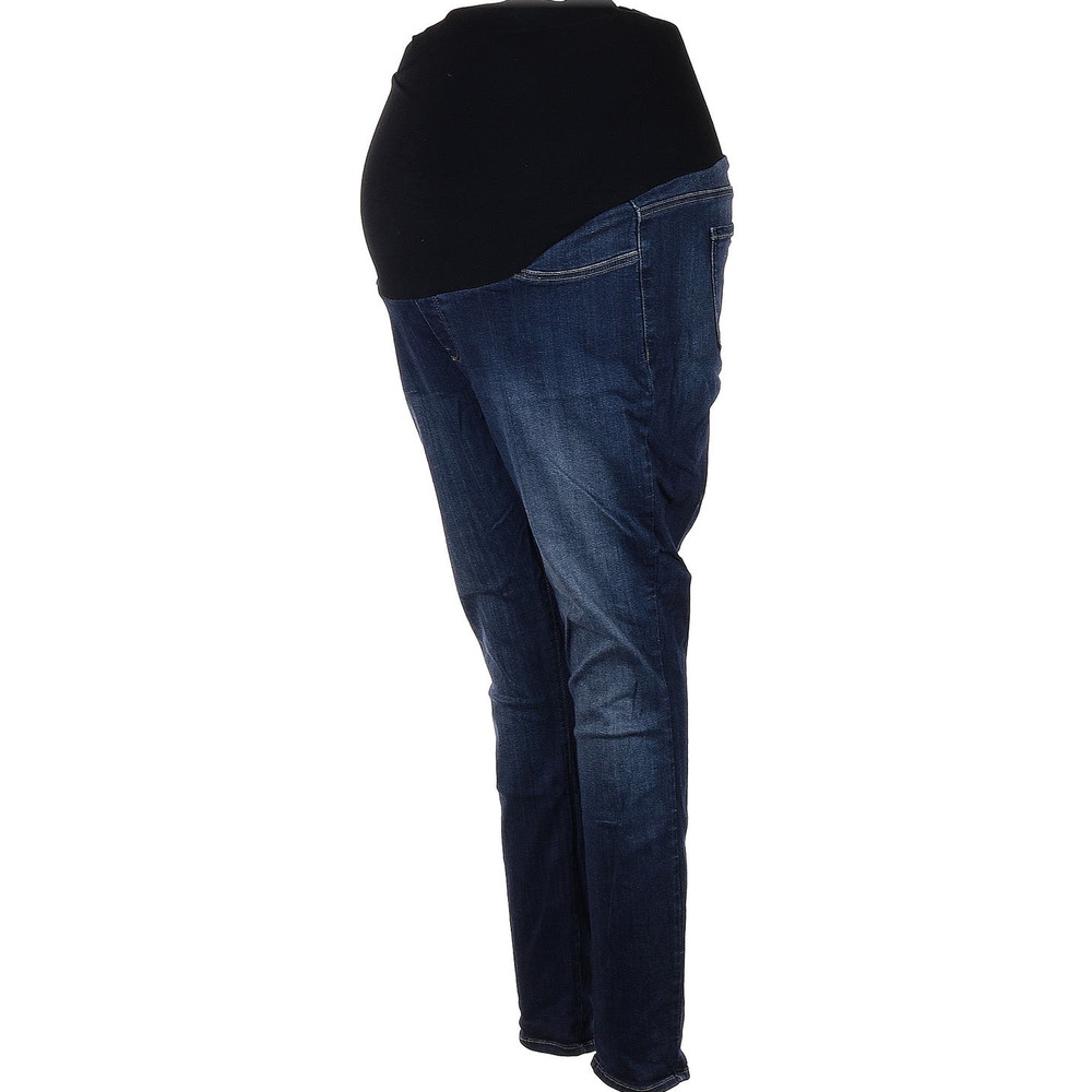 NYDJ Maternity MAER2505M Medium Wash Pull On Skinny Jeans Sz 16